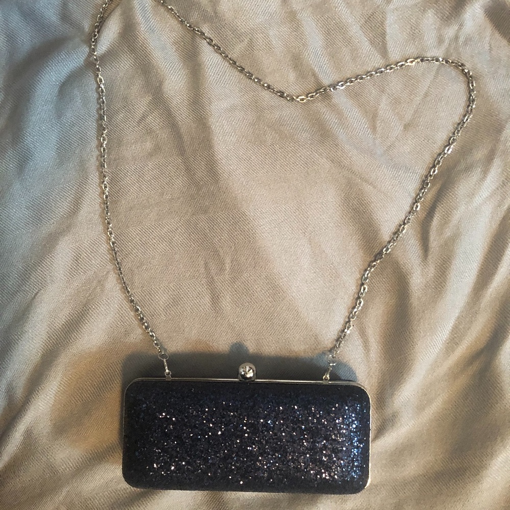 White House Black Market sequin clutch